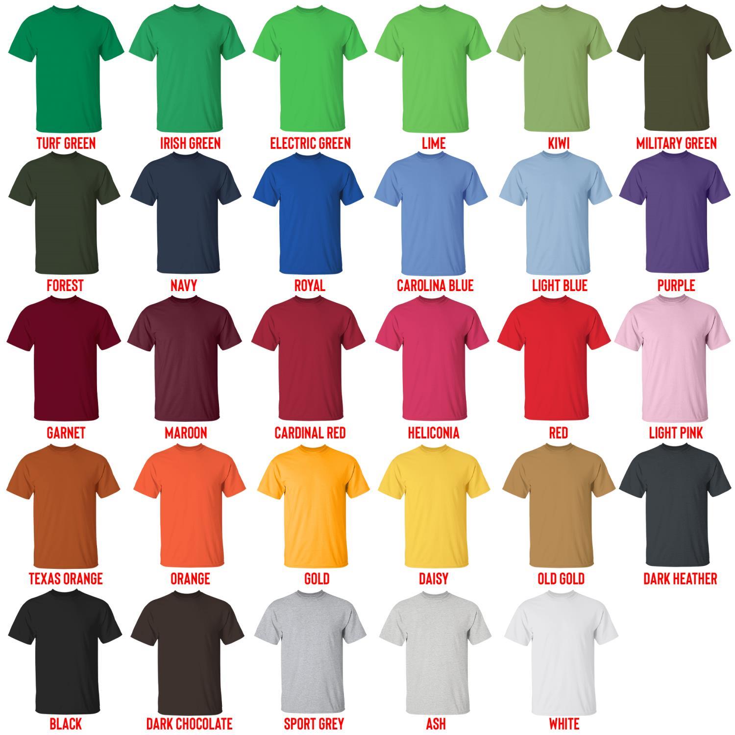 t shirt color chart - Kakegurui Shop