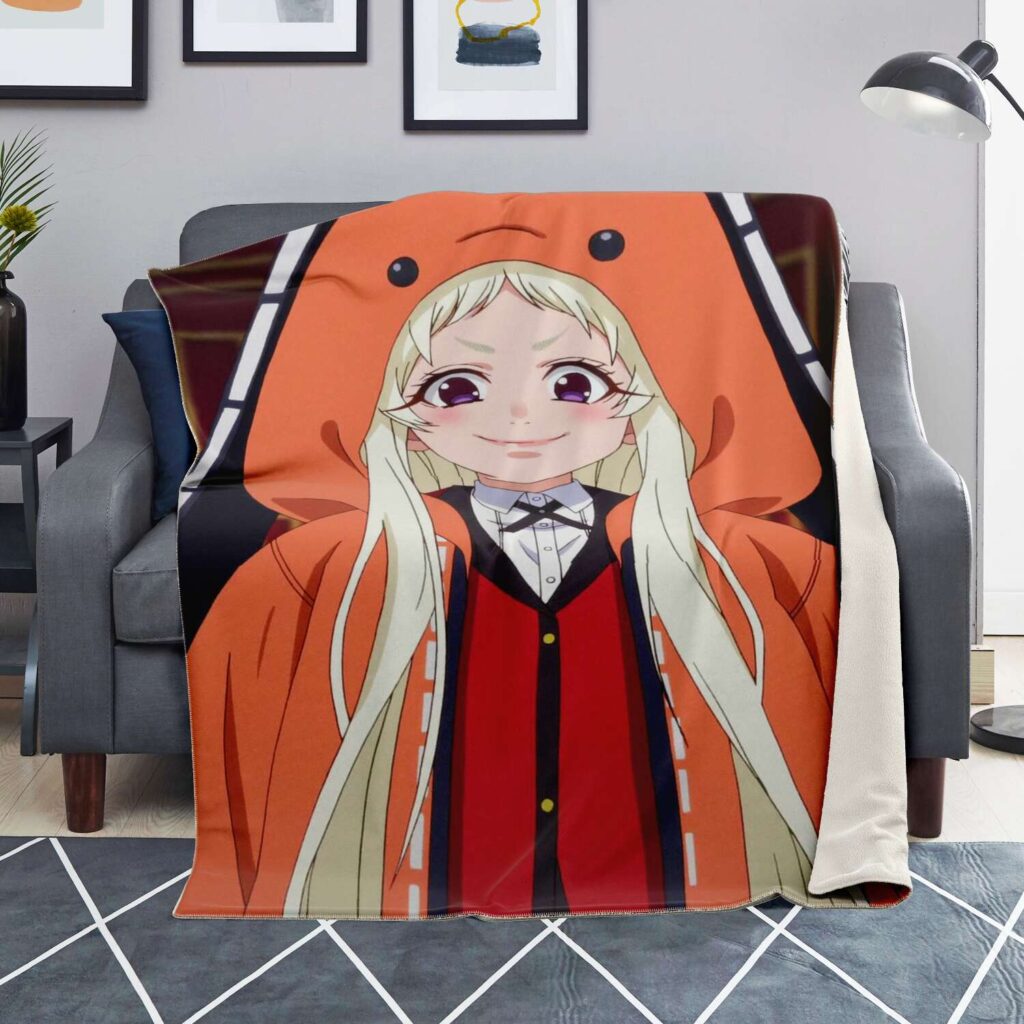 Hot Kakegurui Microfleece Blanket