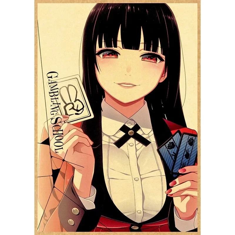 New Kakegurui Anime Jabami Yumeko Canvas Posters
