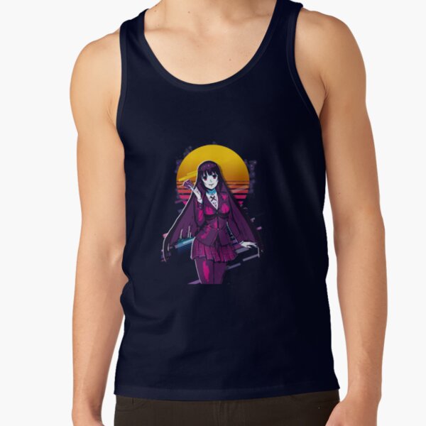 Kakegurui Yumeko 80s Retro Tank Top - Image 6
