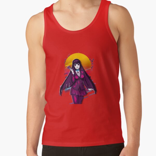 Kakegurui Yumeko 80s Retro Tank Top - Image 5