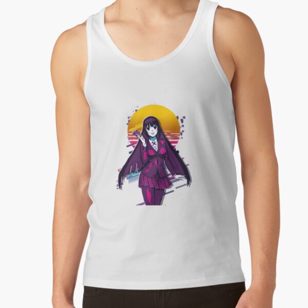 Kakegurui Yumeko 80s Retro Tank Top - Image 2