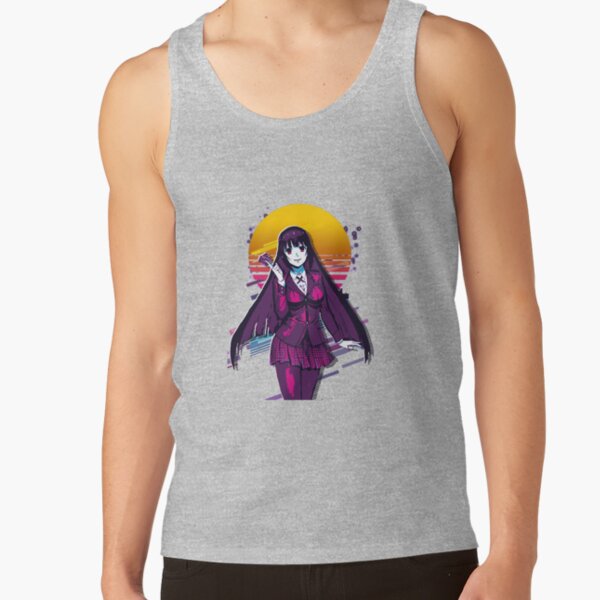Kakegurui Yumeko 80s Retro Tank Top - Image 4