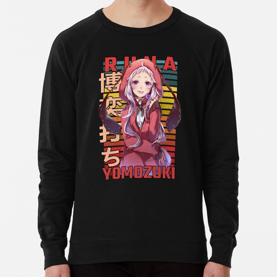 Runa Yomozuki Kakegurui Retro Anime Design Sweatshirt