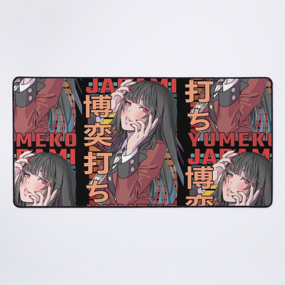 Yumeko Jabami Kakegurui Retro Anime Design Mouse Pad