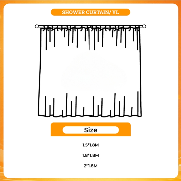 3D shower curtain - Kakegurui Shop
