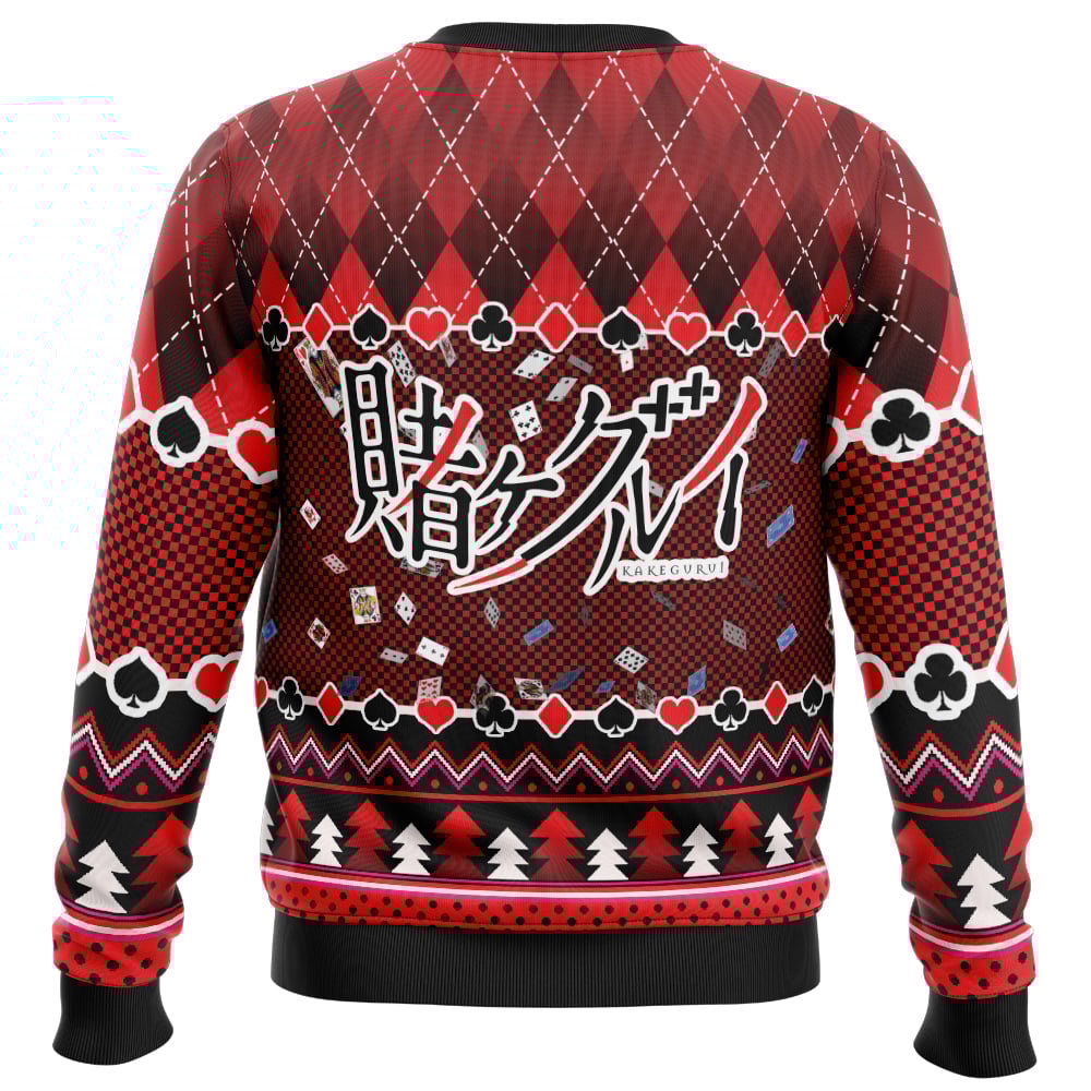 Beautiful Gambler Kakegurui Ugly Christmas Sweater - Image 2