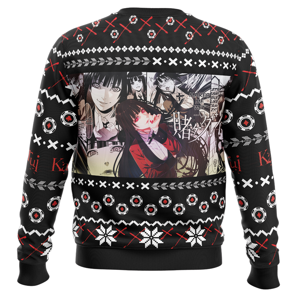The Crazier You Are, The More You Love Christmas Kakegurui Ugly Christmas Sweater - Image 2