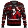Yumeko Kakegurui Ugly Christmas Sweater FRONT mockup - Kakegurui Shop